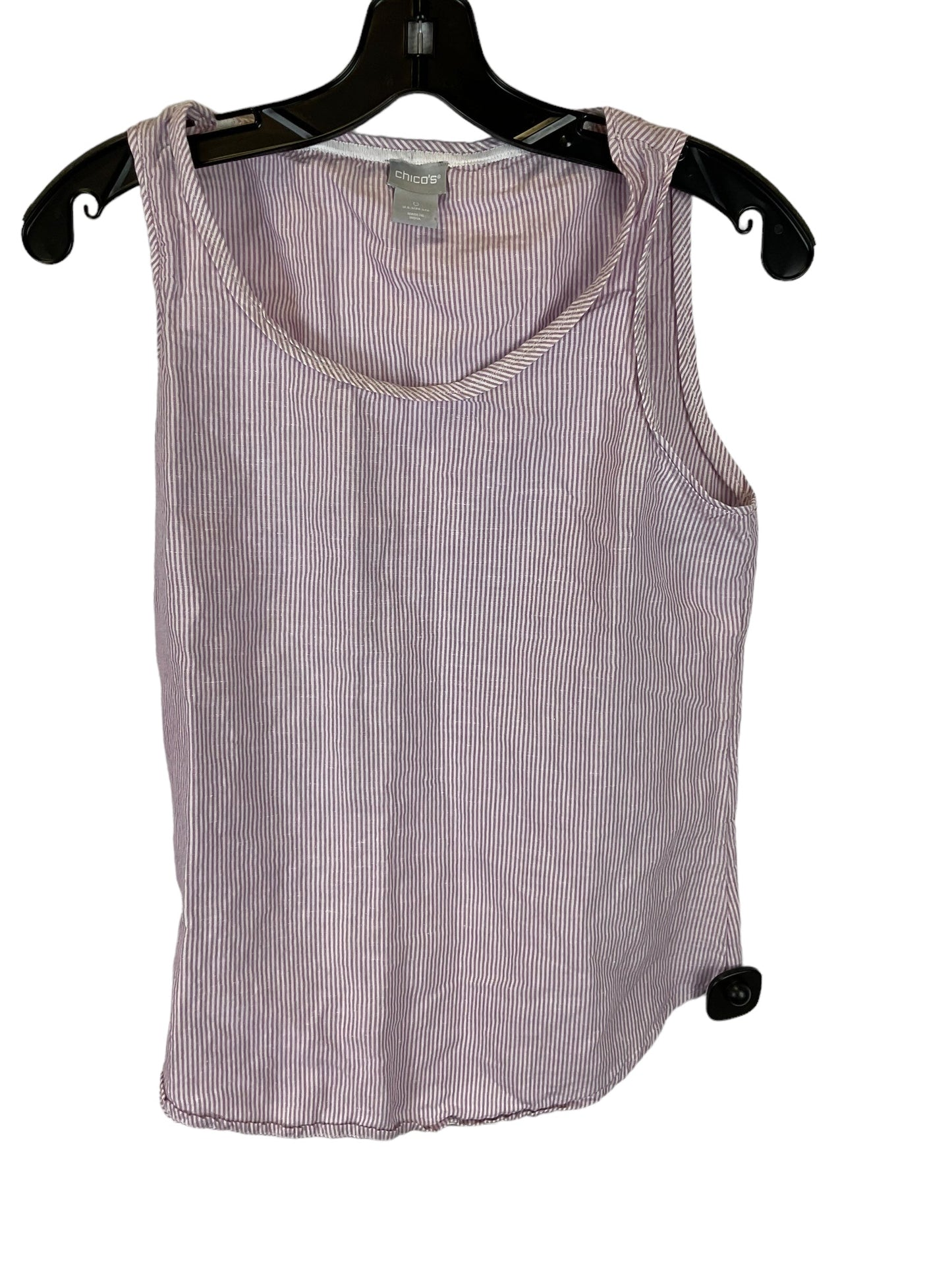 Purple Top Sleeveless Chicos, Size S