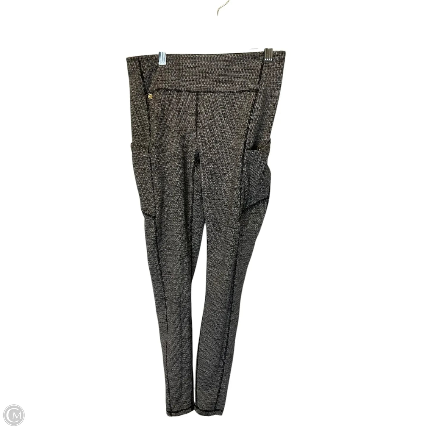 Athletic Leggings By Lululemon In Grey, Size: 8