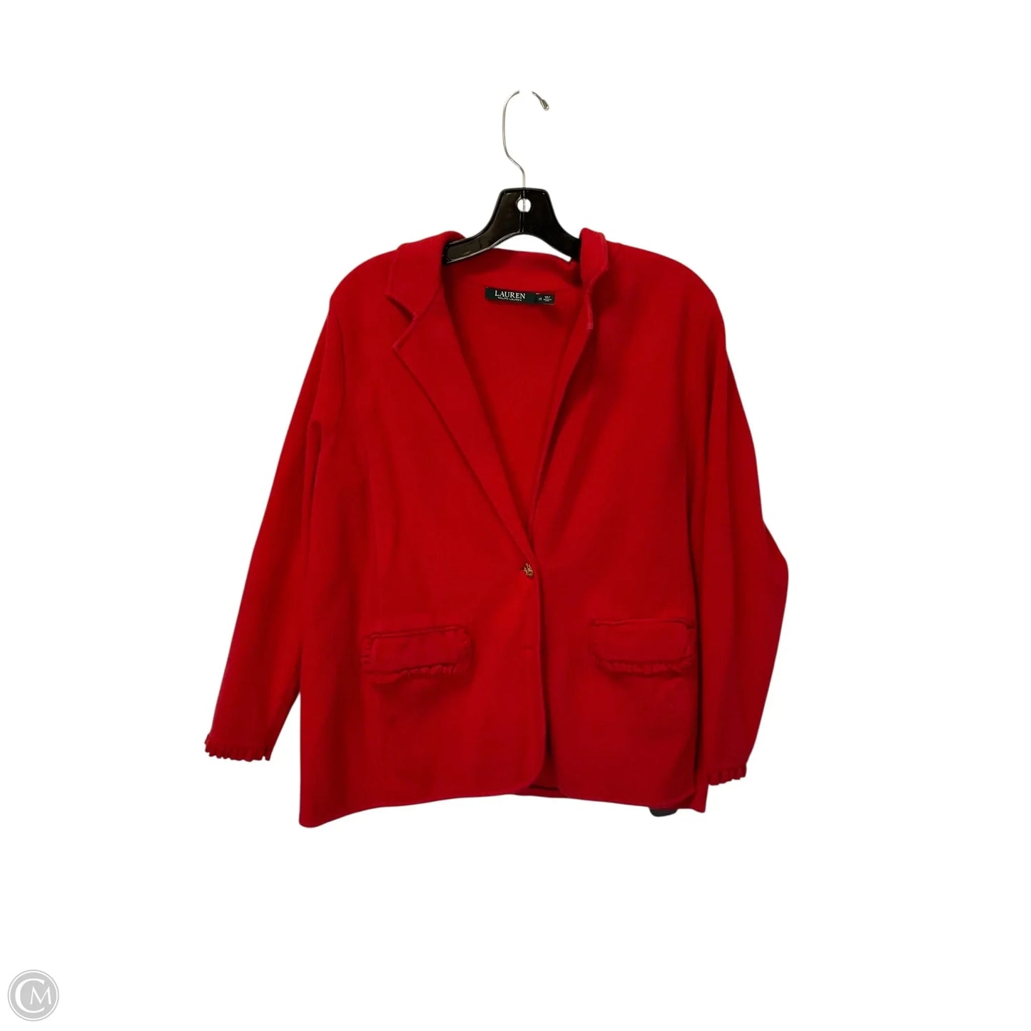 Blazer By Lauren By Ralph Lauren In Red, Size: 1x