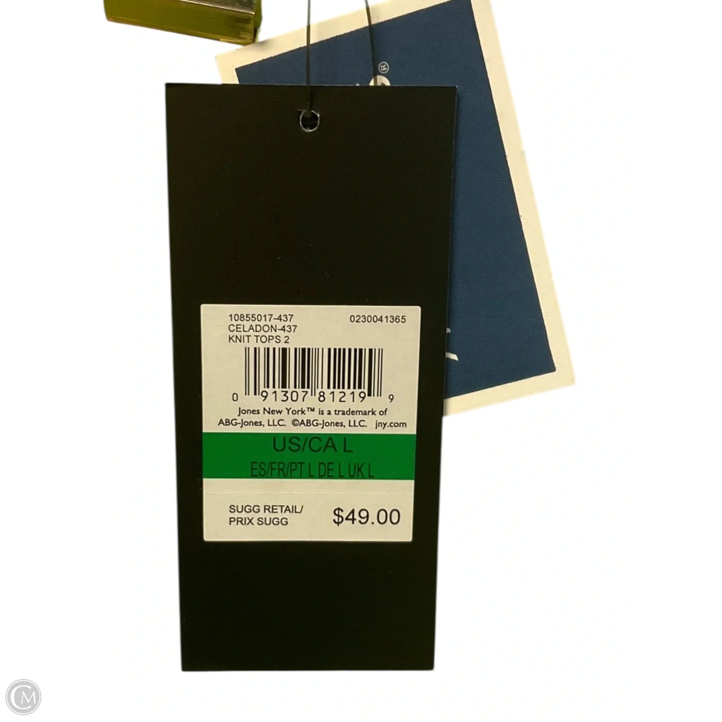 Top Sleeveless By Jones New York In Green, Size: L