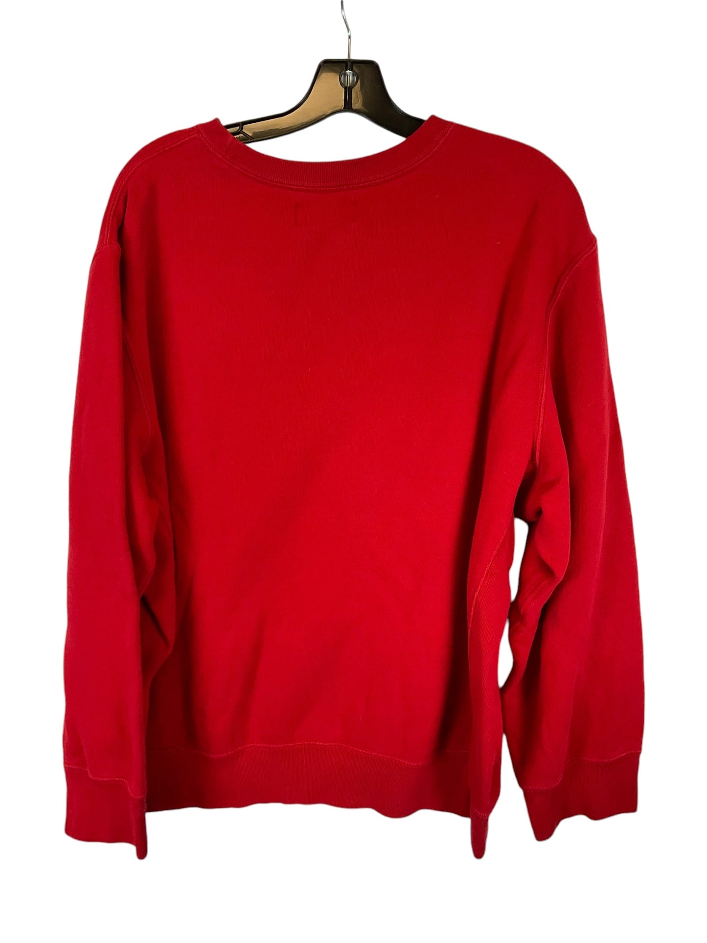 Sweatshirt Crewneck By Polo Ralph Lauren In Red, Size: Xxl