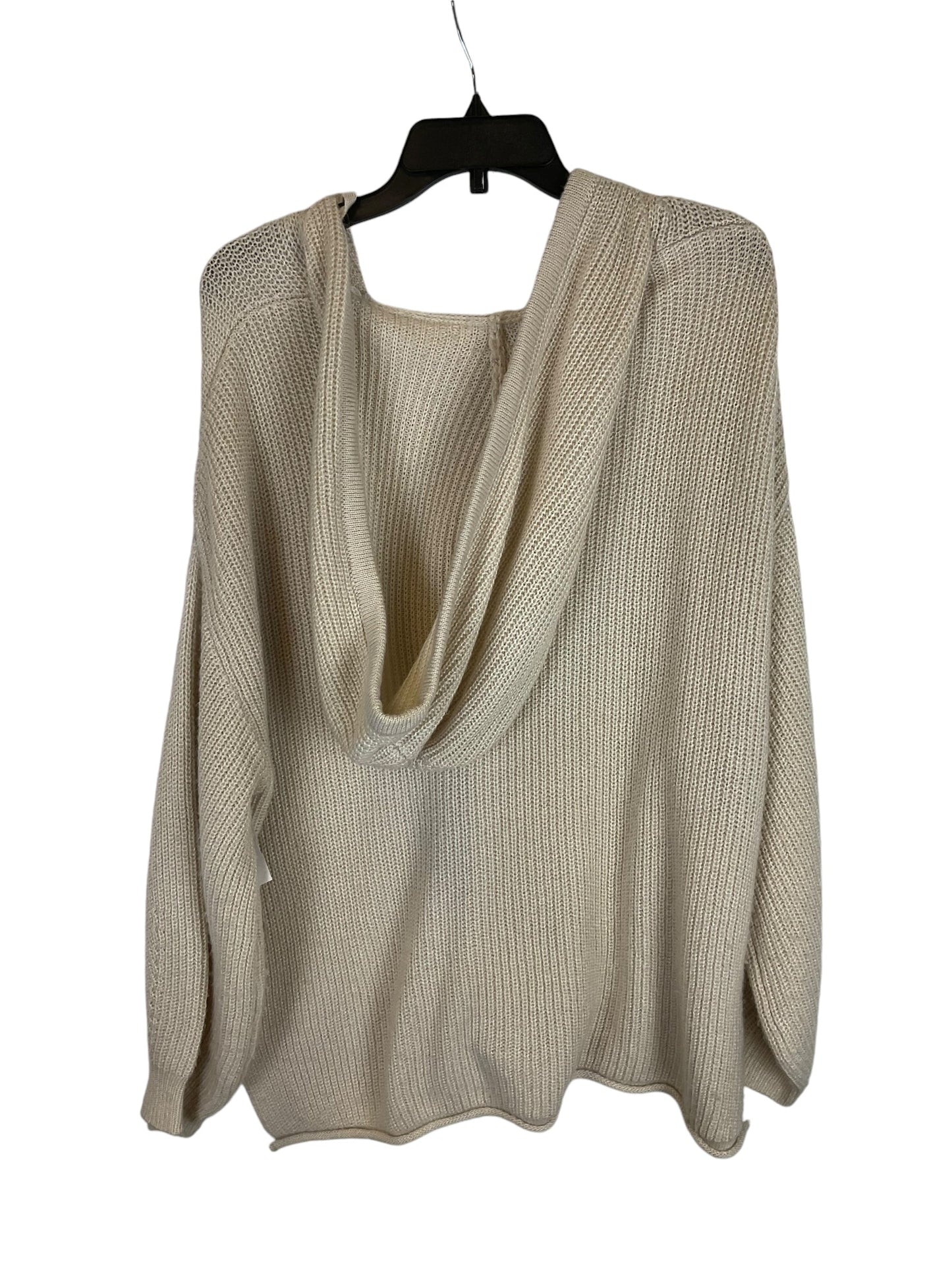 Sweatshirt Hoodie By Almost Famous In Beige, Size: 2x