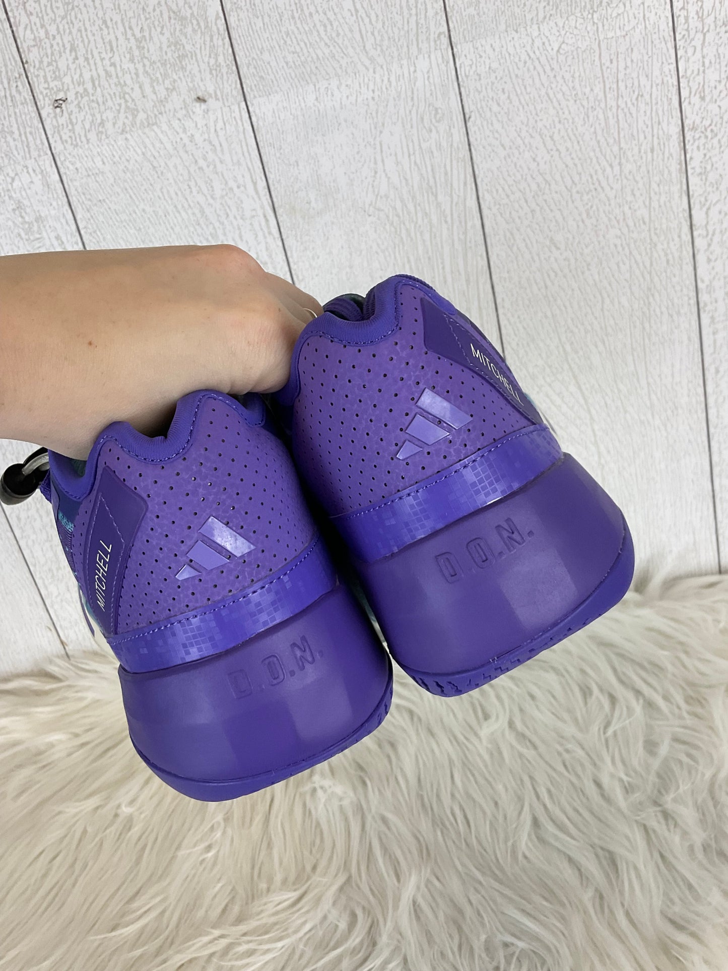 Shoes Athletic By Adidas In Purple, Size: 8.5