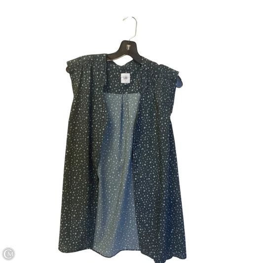 Top Sleeveless By Cabi In Blue, Size: L