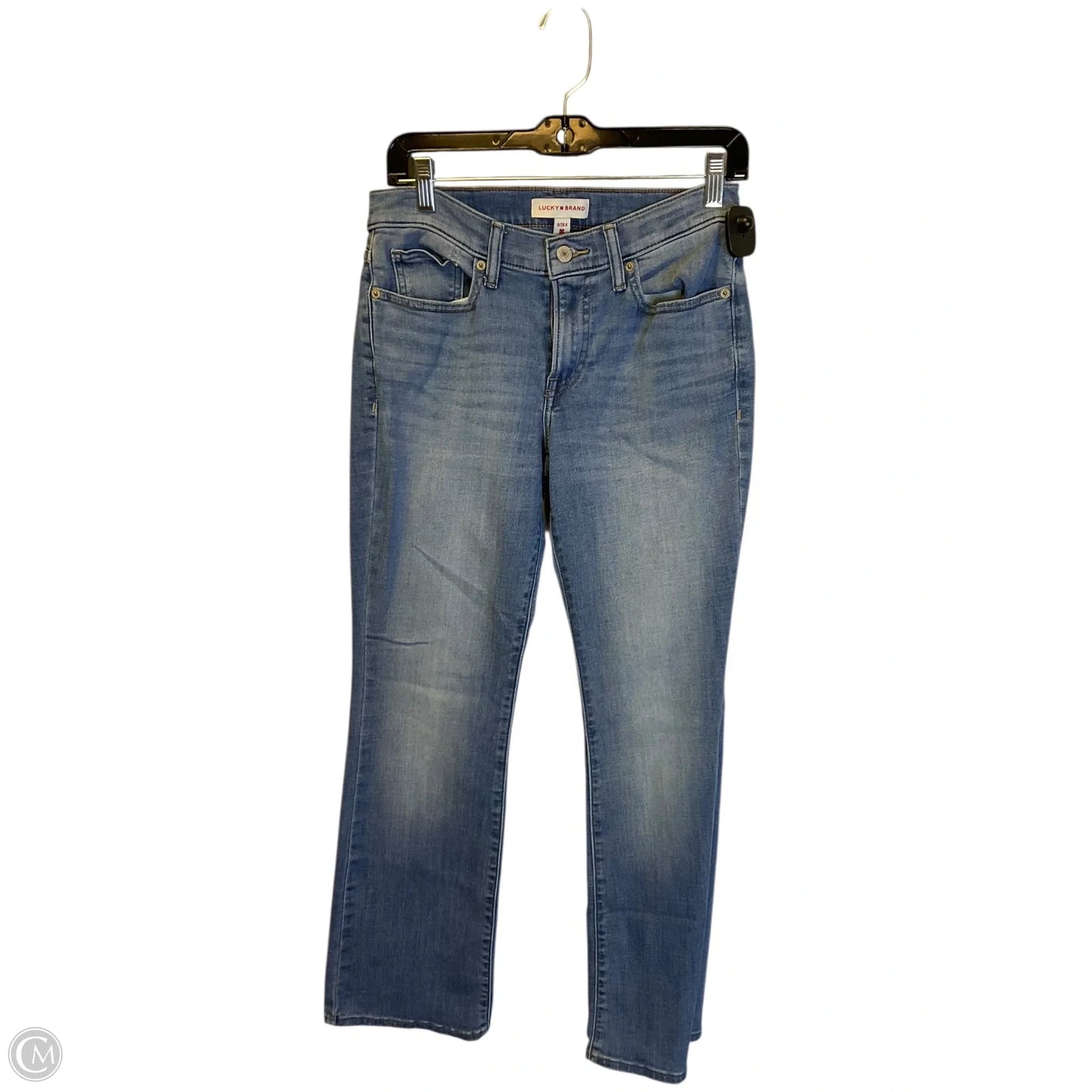 Jeans Wide Leg By Lucky Brand In Blue Denim, Size: 6