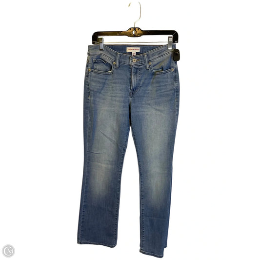 Jeans Wide Leg By Lucky Brand In Blue Denim, Size: 6