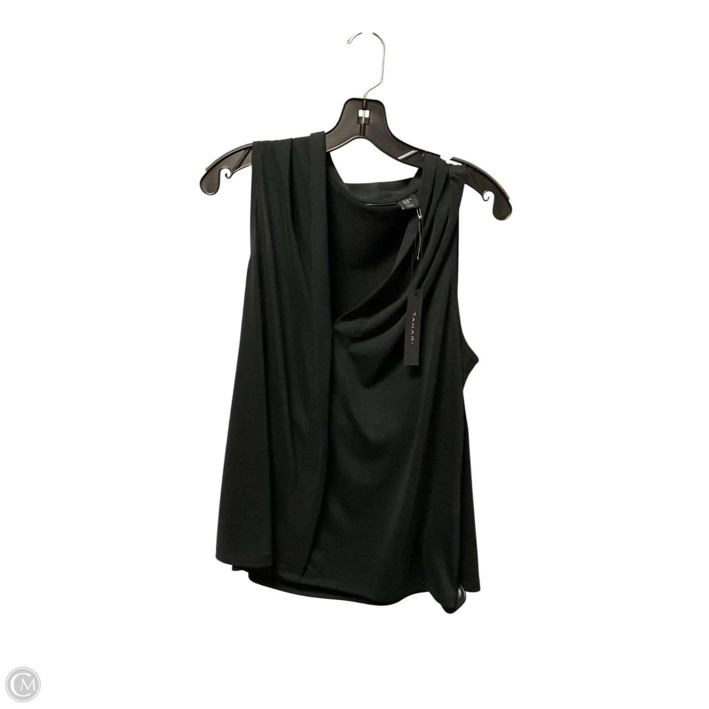 Top Sleeveless By Tahari By Arthur Levine In Black, Size: Xl