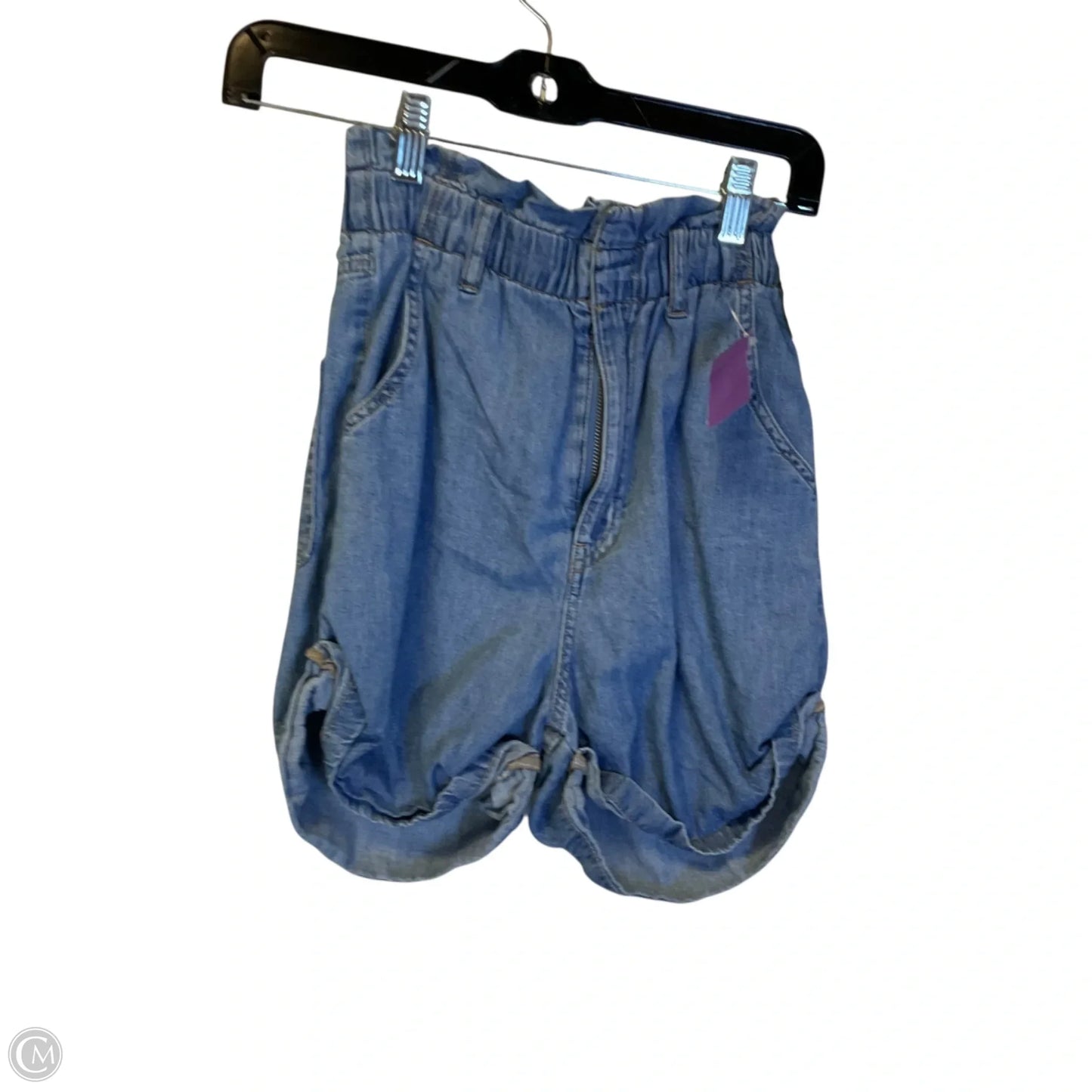 Shorts By H&m In Blue Denim, Size: 0