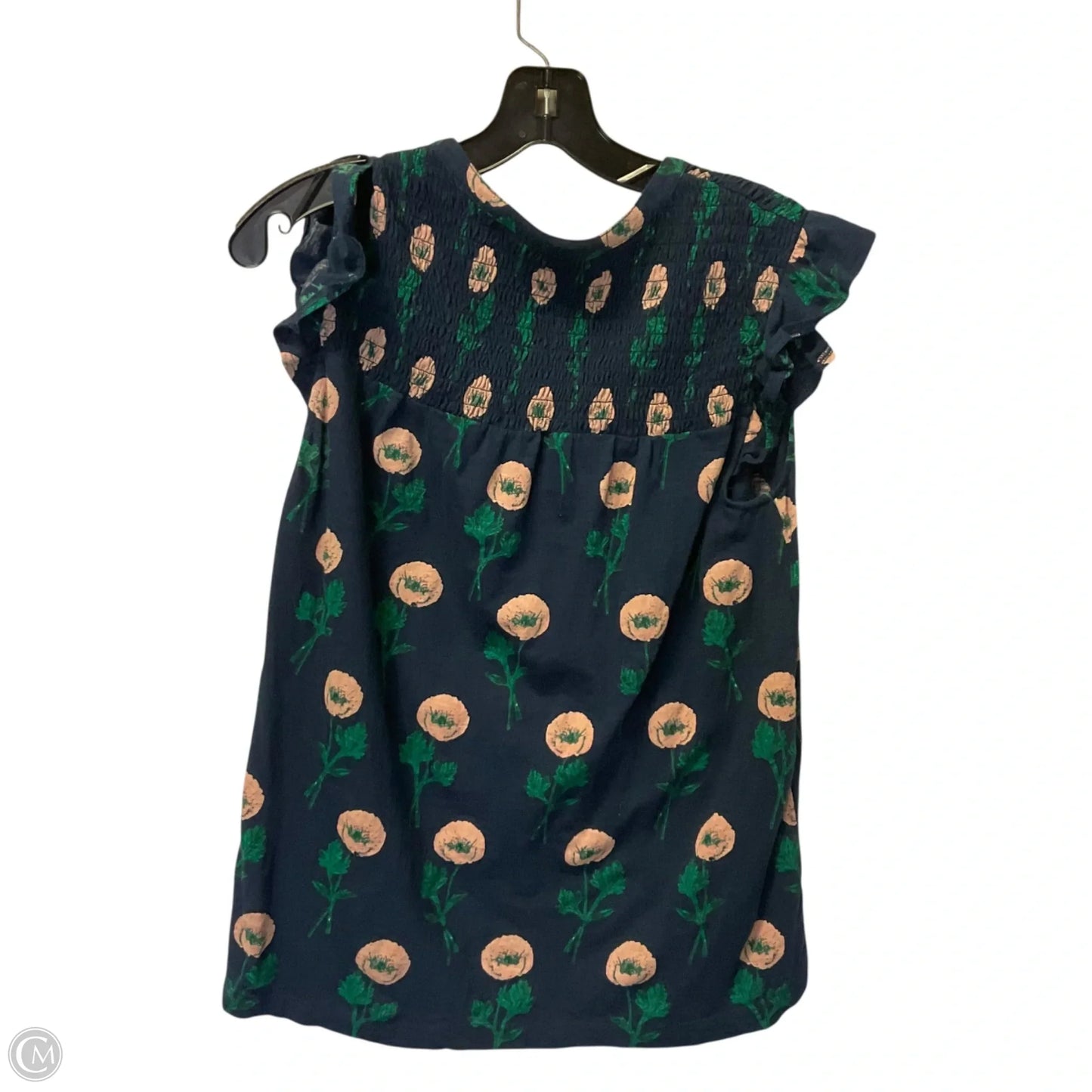 Top Sleeveless By Lucky Brand In Navy, Size: L