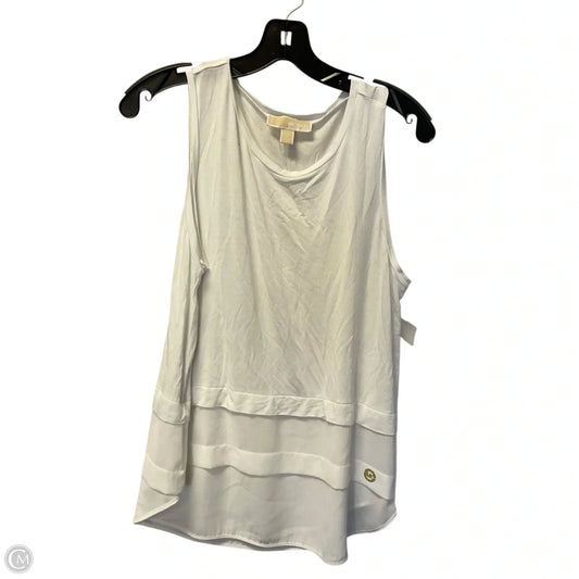 Top Sleeveless Basic By Michael By Michael Kors In White, Size: M