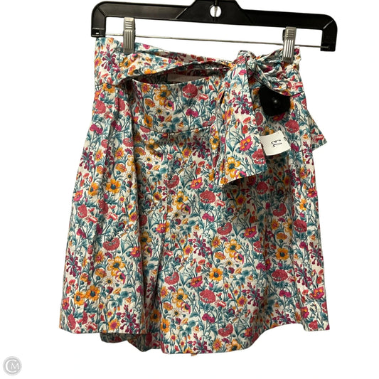 Shorts By Antonio Melani In Floral Print, Size: 8