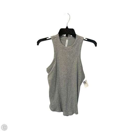 Athletic Tank Top By Fabletics In Grey, Size: L