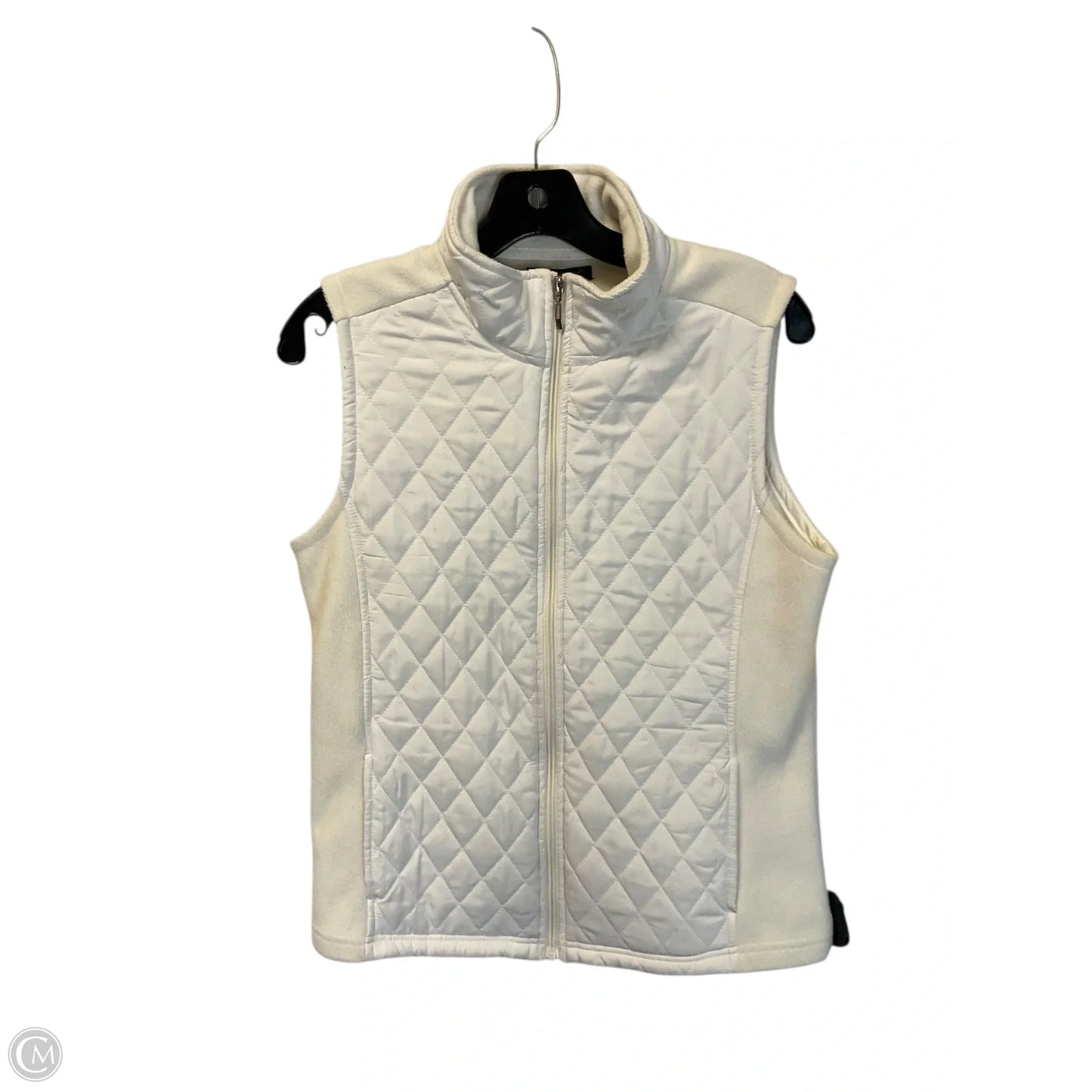 Vest Faux Fur & Sherpa By For Cynthia In Cream, Size: M