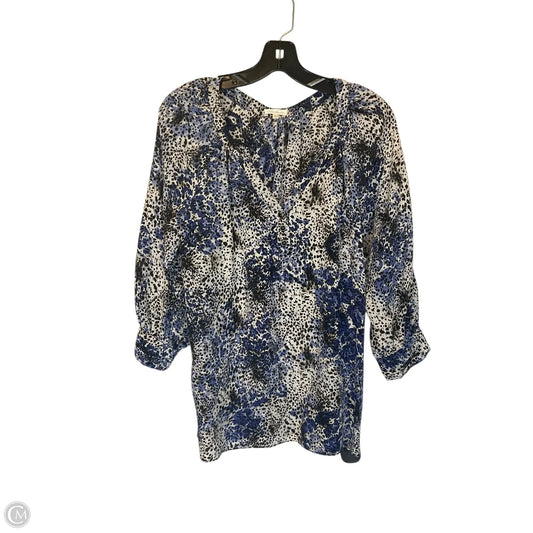 Top Long Sleeve By Shoshanna In Blue, Size: S