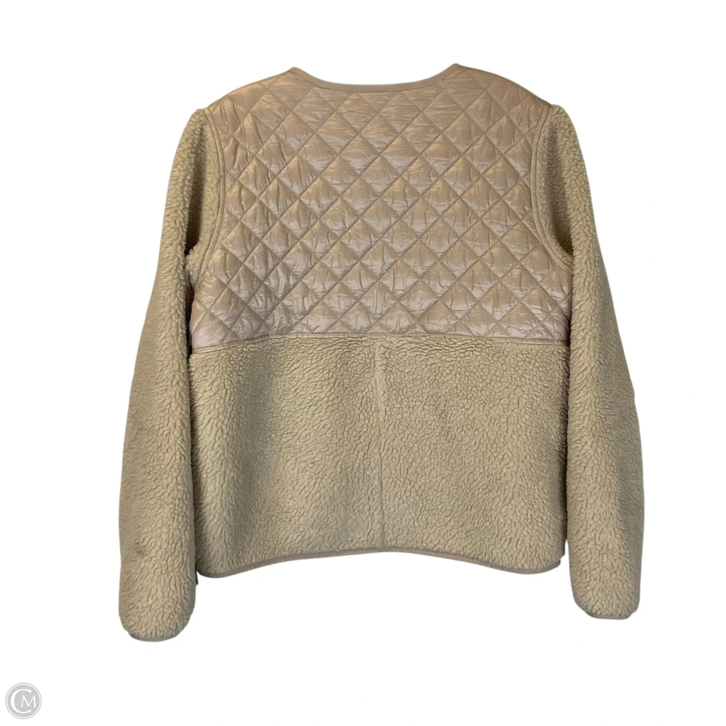 Jacket Puffer & Quilted By Patagonia In Cream & Tan, Size: M