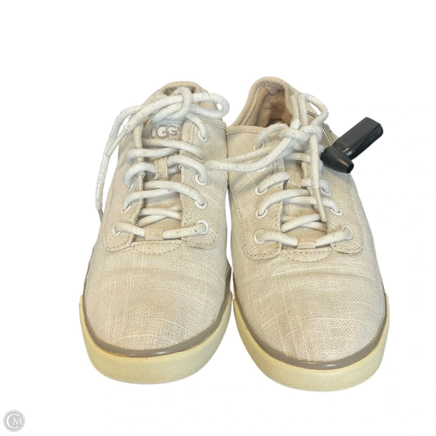 Shoes Designer By Ugg In Cream, Size: 7.5