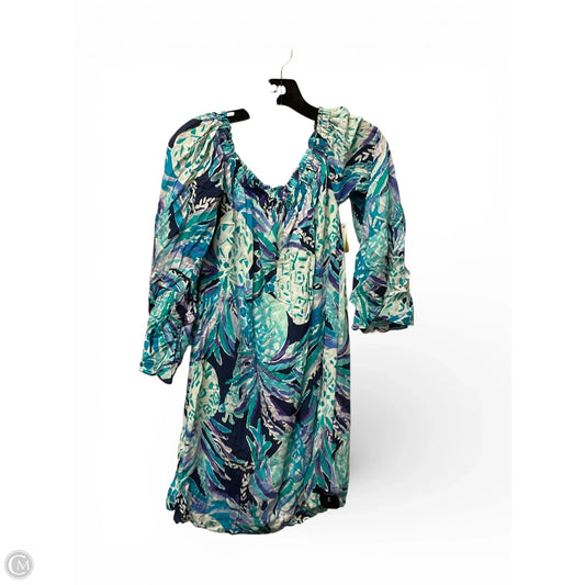 Dress Designer By Lilly Pulitzer In Blue & Purple, Size: S