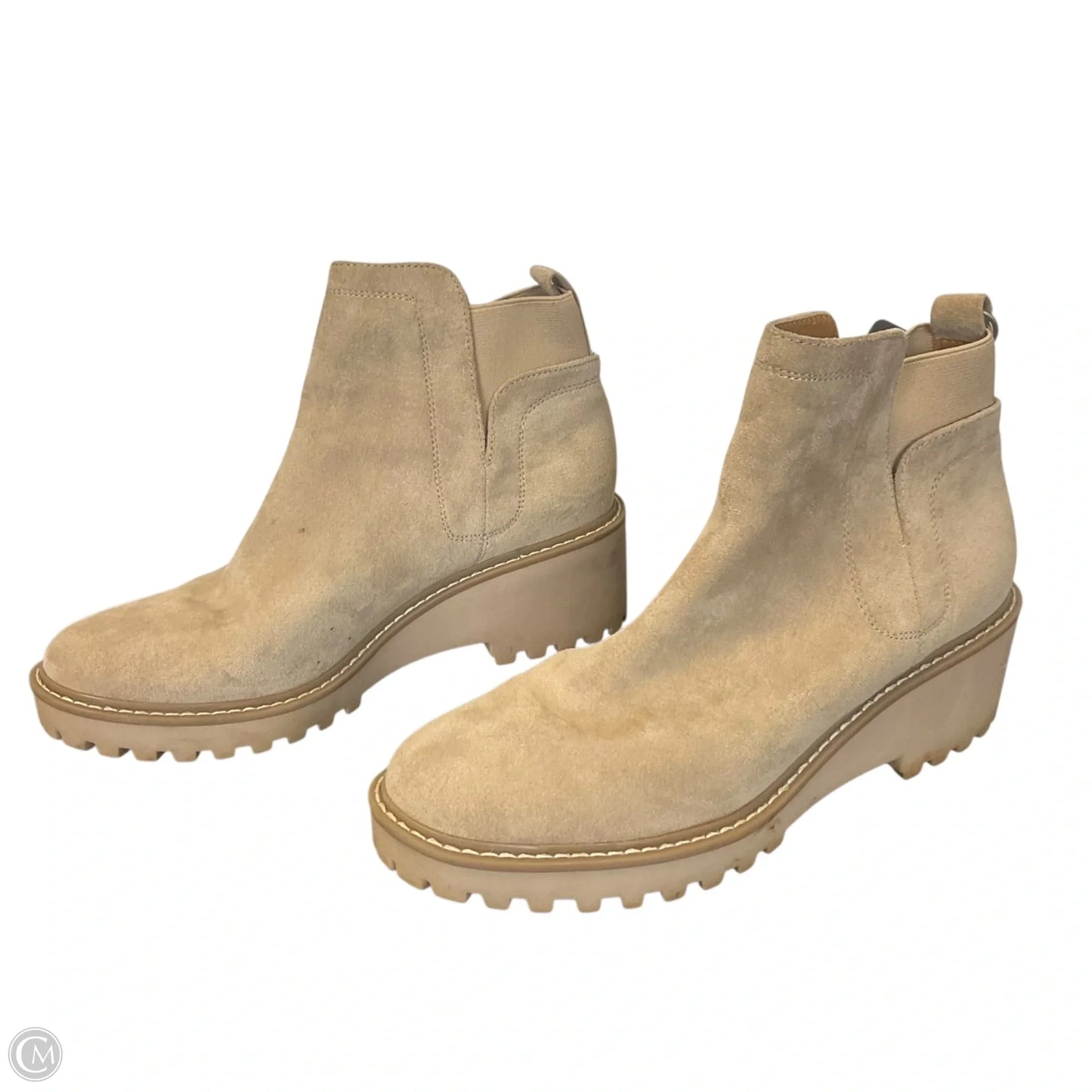 Boots Ankle Heels By Dolce Vita In Tan, Size: 7