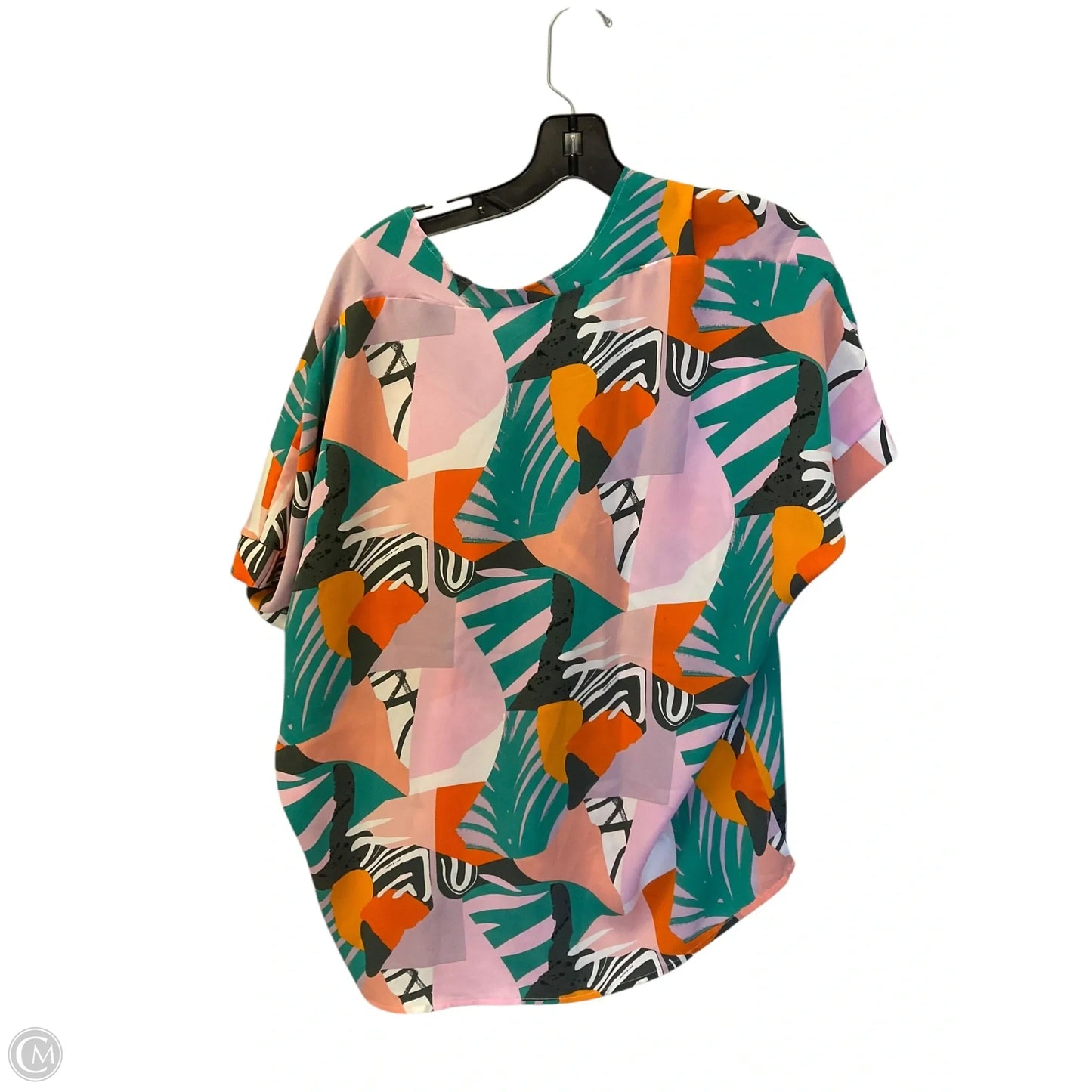 Top Short Sleeve By Jodifl In Multi-colored, Size: S