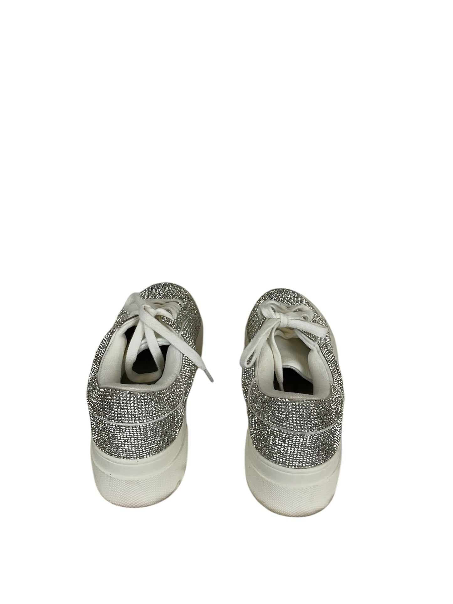 Shoes Sneakers Platform By Jessica Simpson In Silver, Size: 7