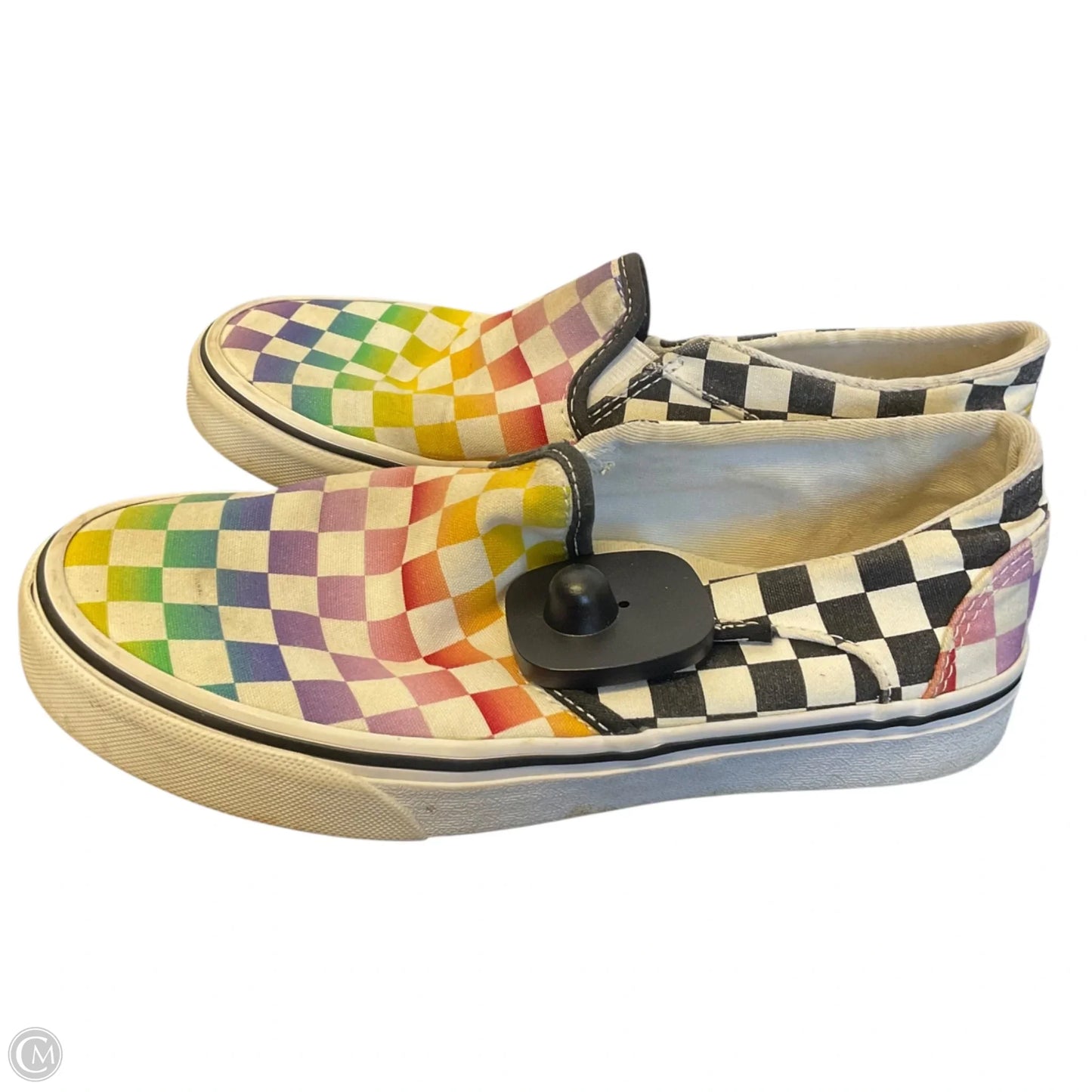 Shoes Sneakers By Vans In Multi-colored, Size: 6.5