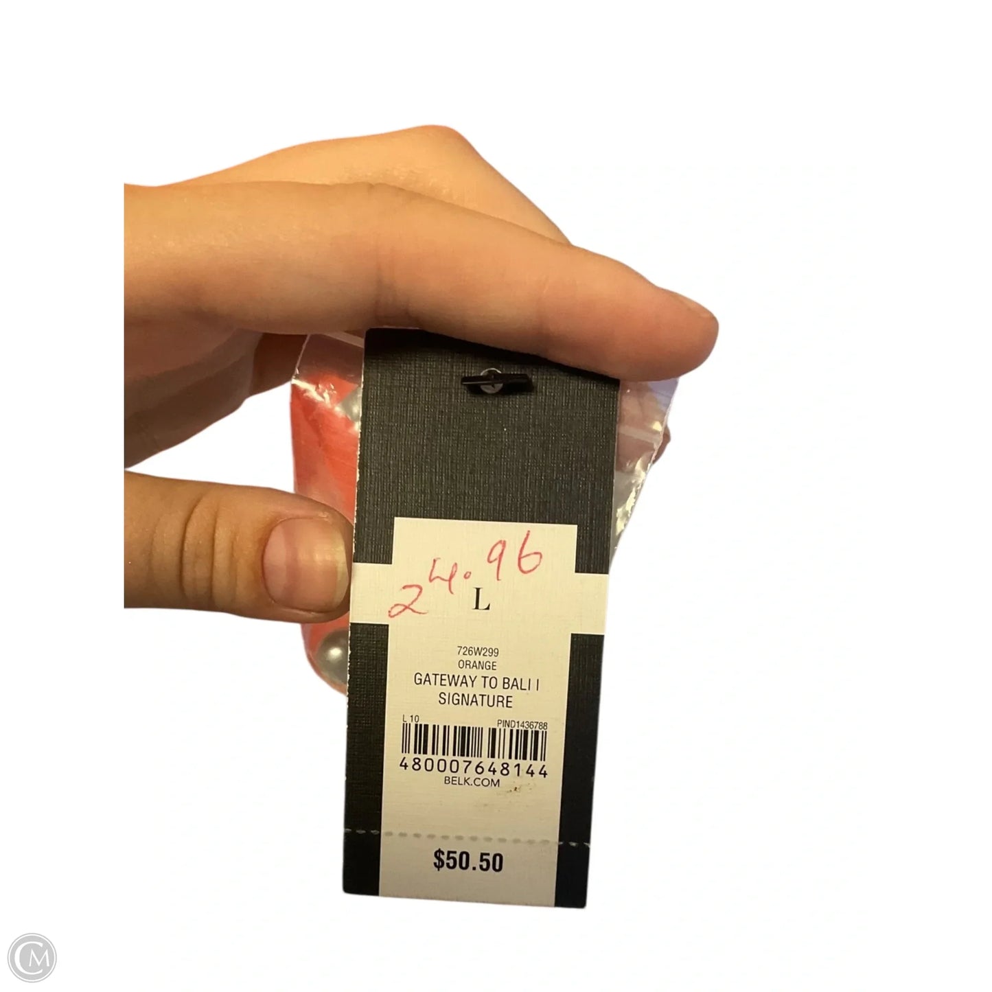 Top Sleeveless By Crown And Ivy In Orange, Size: L