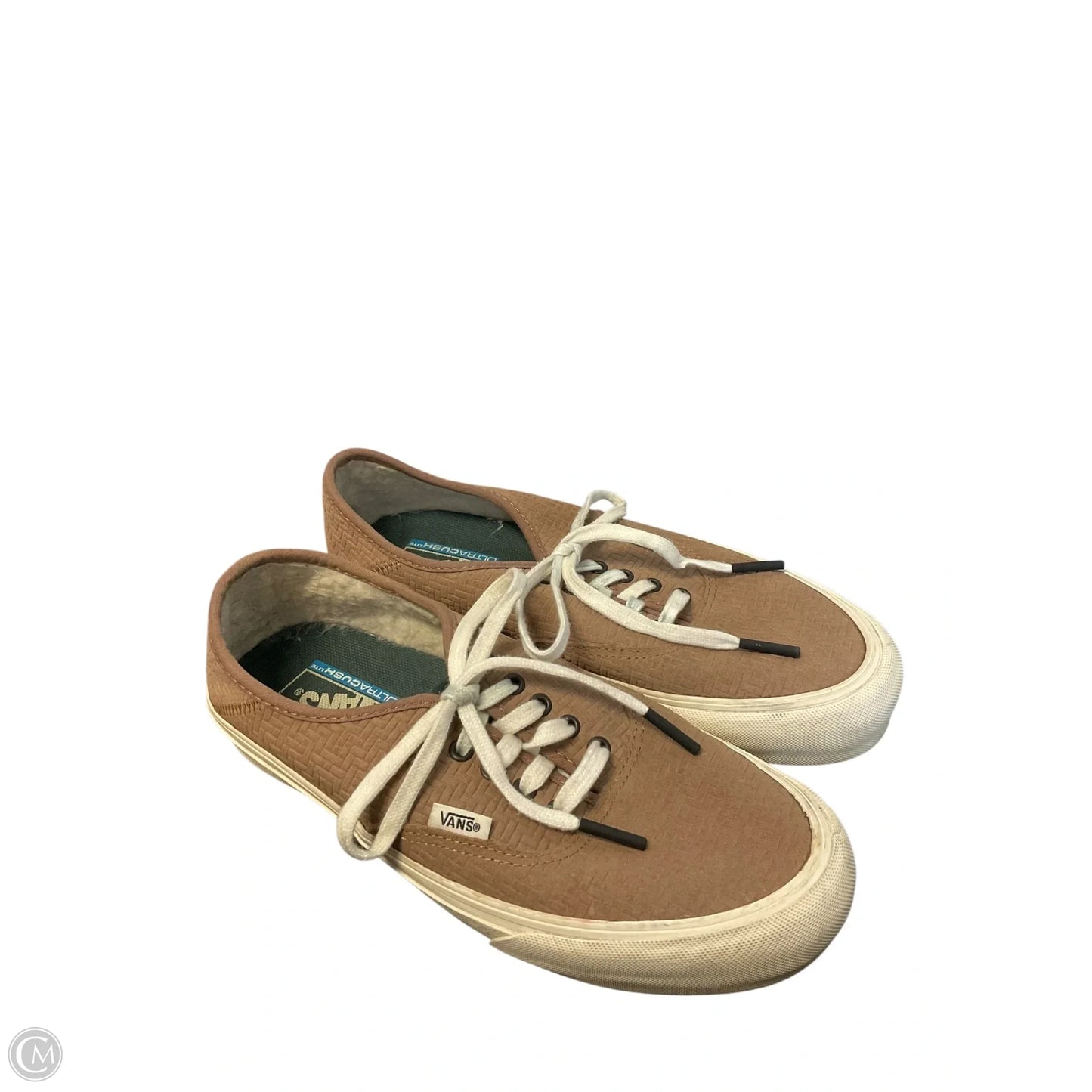 Shoes Sneakers By Vans In Brown, Size: 9