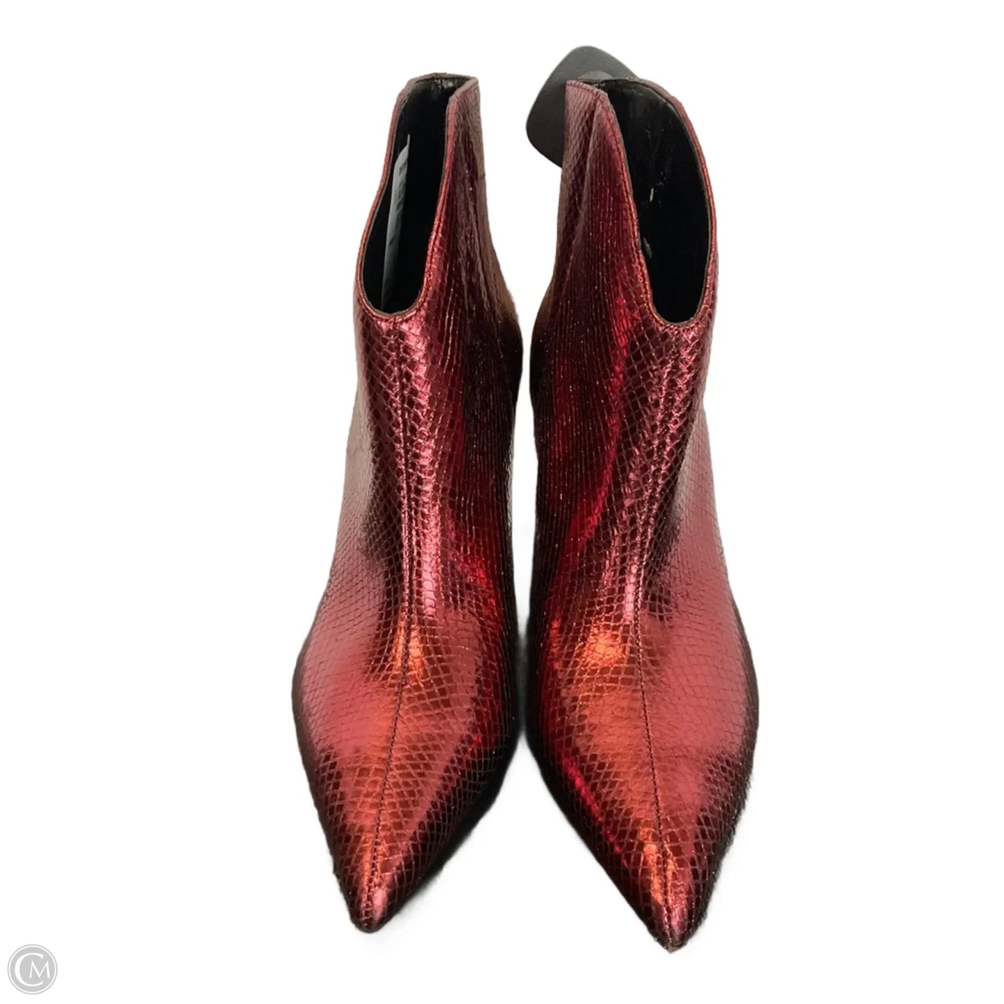 Boots Ankle Heels By Marc Fisher In Red, Size: 9