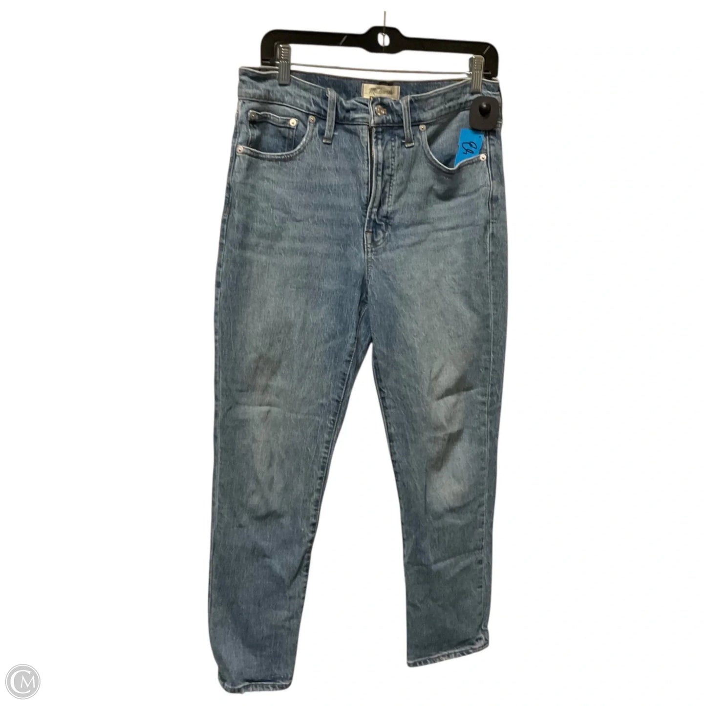 Jeans Straight By Madewell In Blue Denim, Size: 6