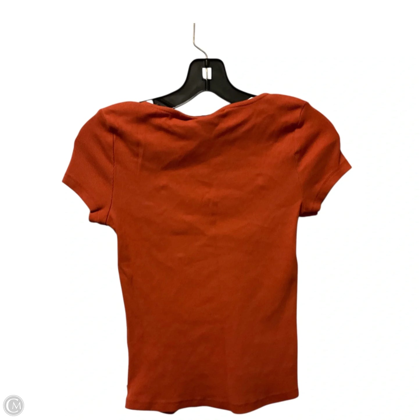 Top Short Sleeve Basic By Maeve In Orange, Size: S
