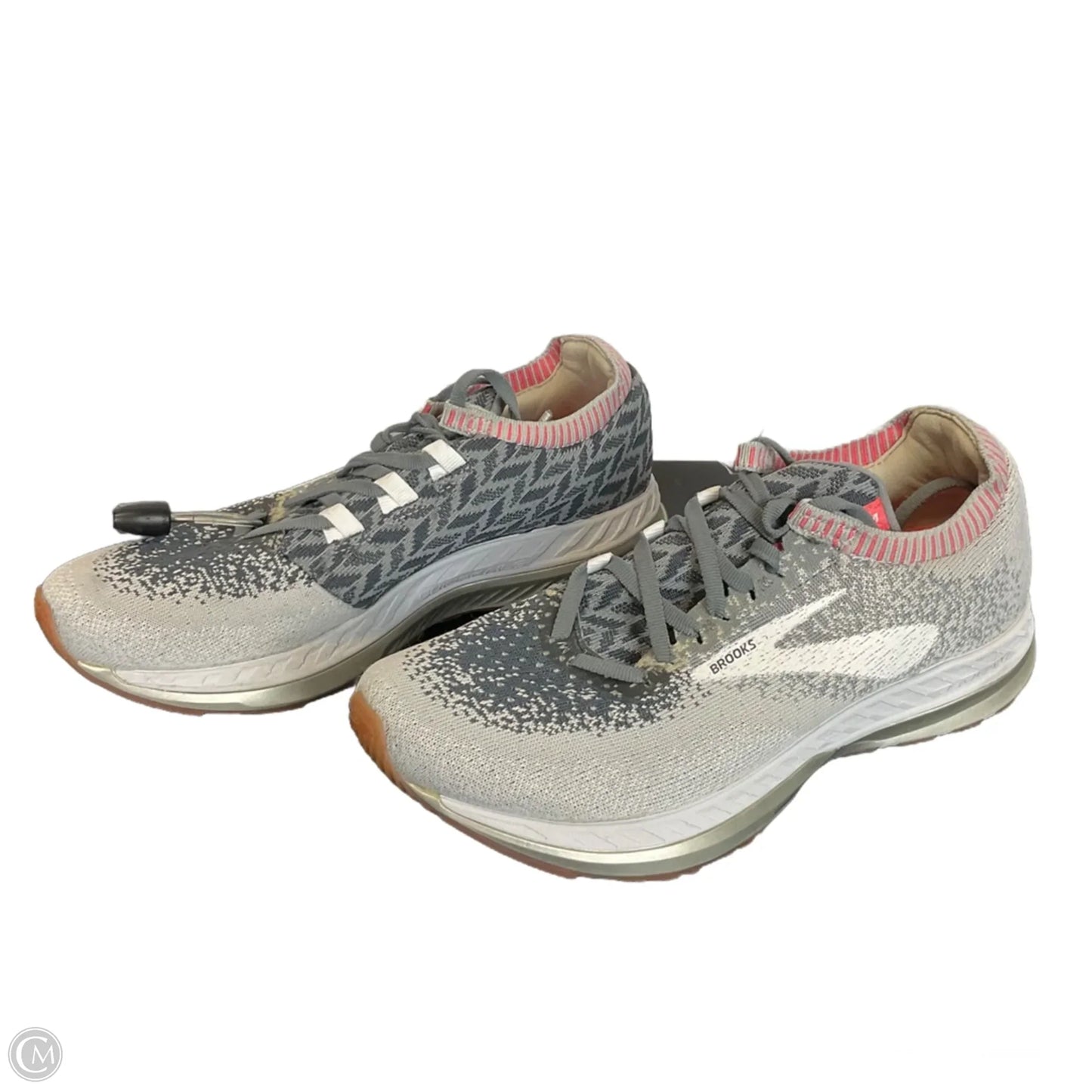 Shoes Athletic By Brooks In Grey, Size: 8.5