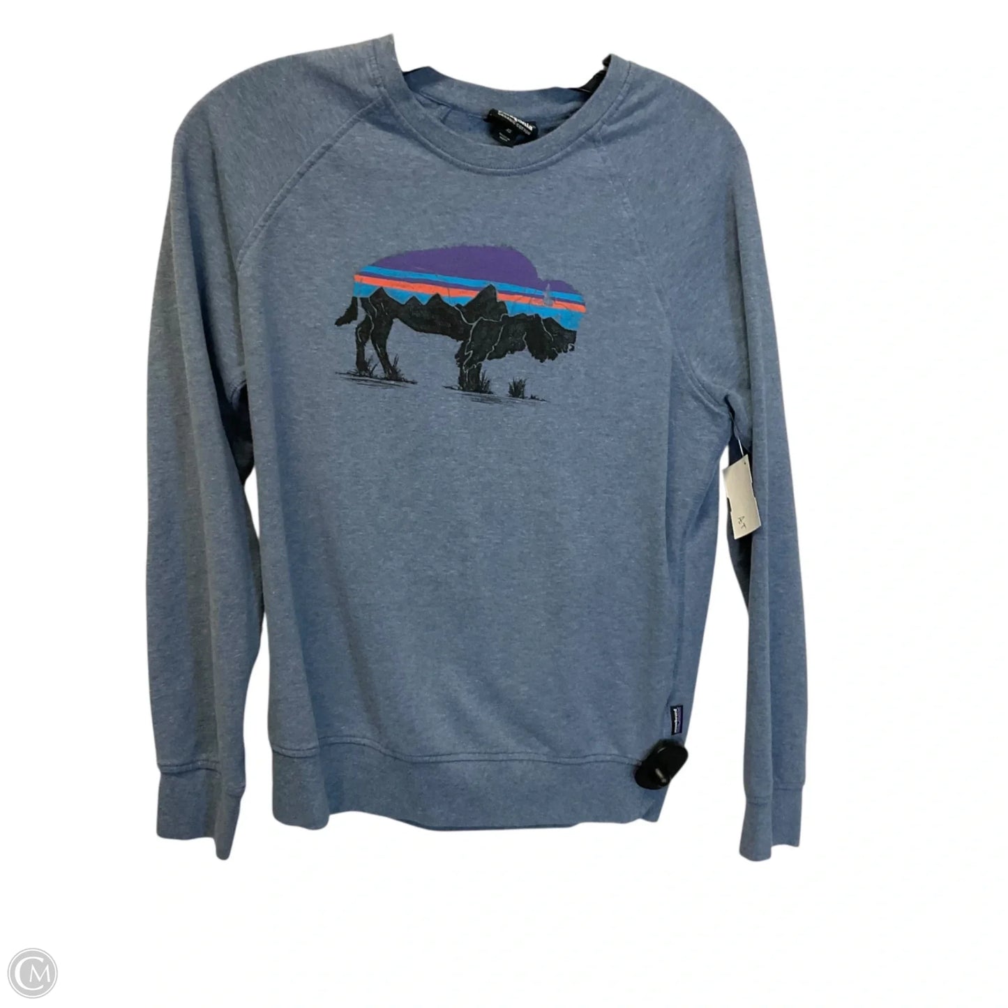 Sweatshirt Collar By Patagonia In Blue, Size: Xs