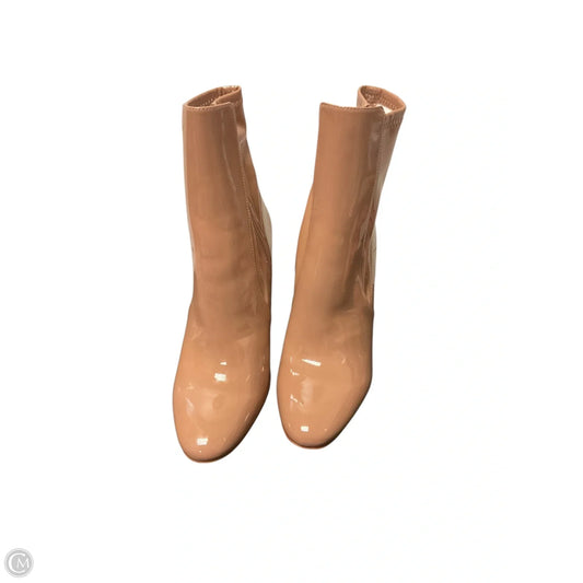 Boots Ankle Heels By Aldo In Tan, Size: 10