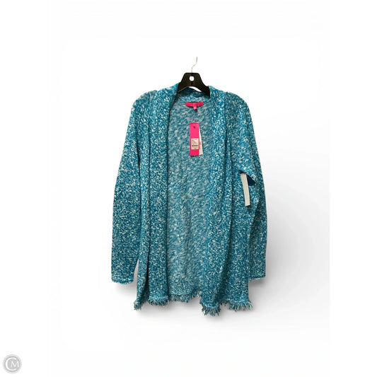 Cardigan Designer By Lilly Pulitzer In Blue, Size: L
