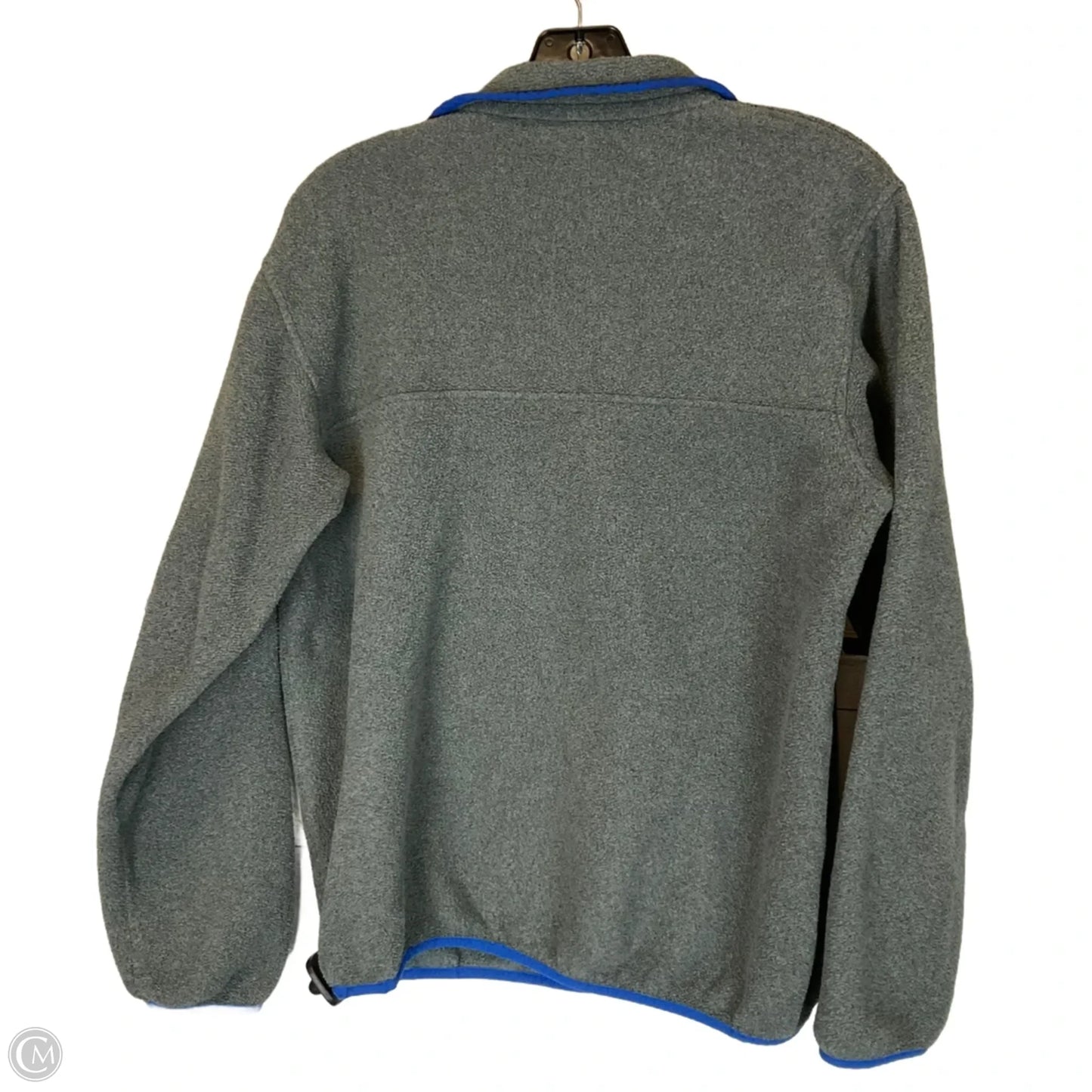 Jacket Fleece By Patagonia In Grey, Size: M