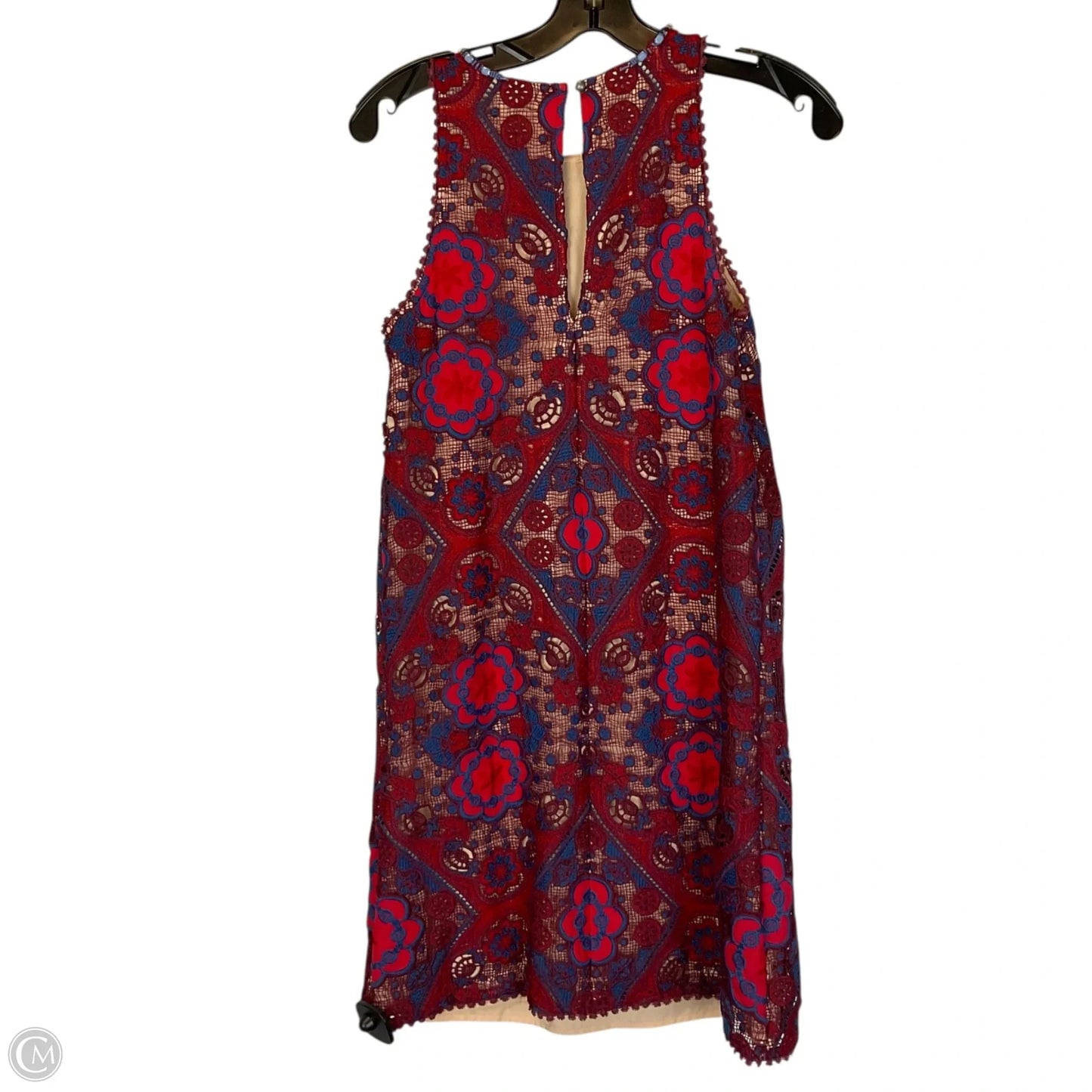 Dress Casual Short By Maeve In Blue & Red, Size: 00