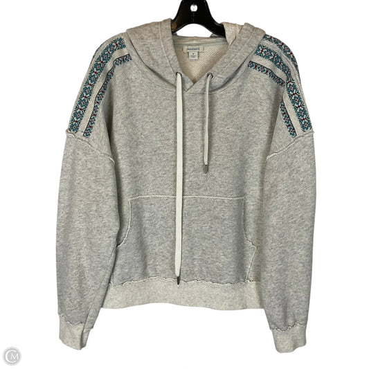 Sweatshirt Hoodie By Sundance In Grey, Size: M