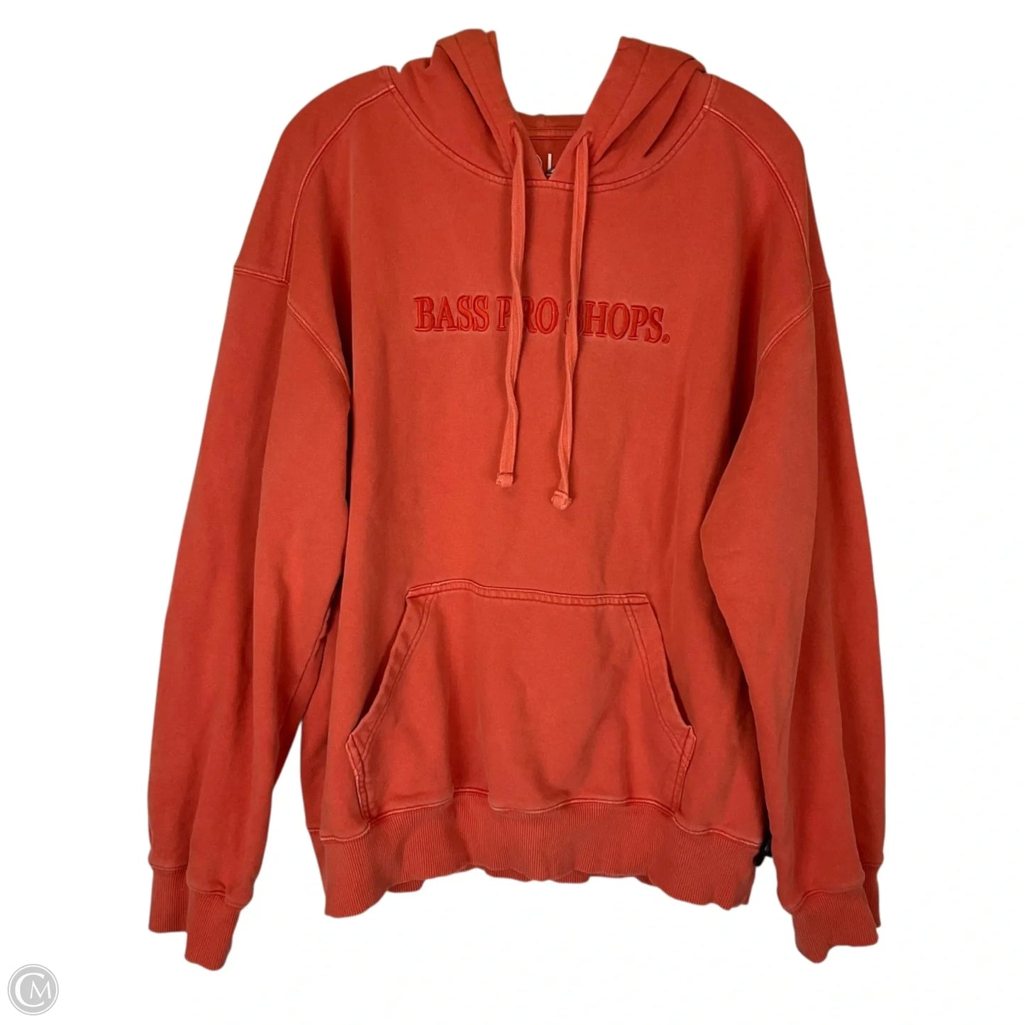 Sweatshirt Hoodie By Clothes Mentor In Orange, Size: L