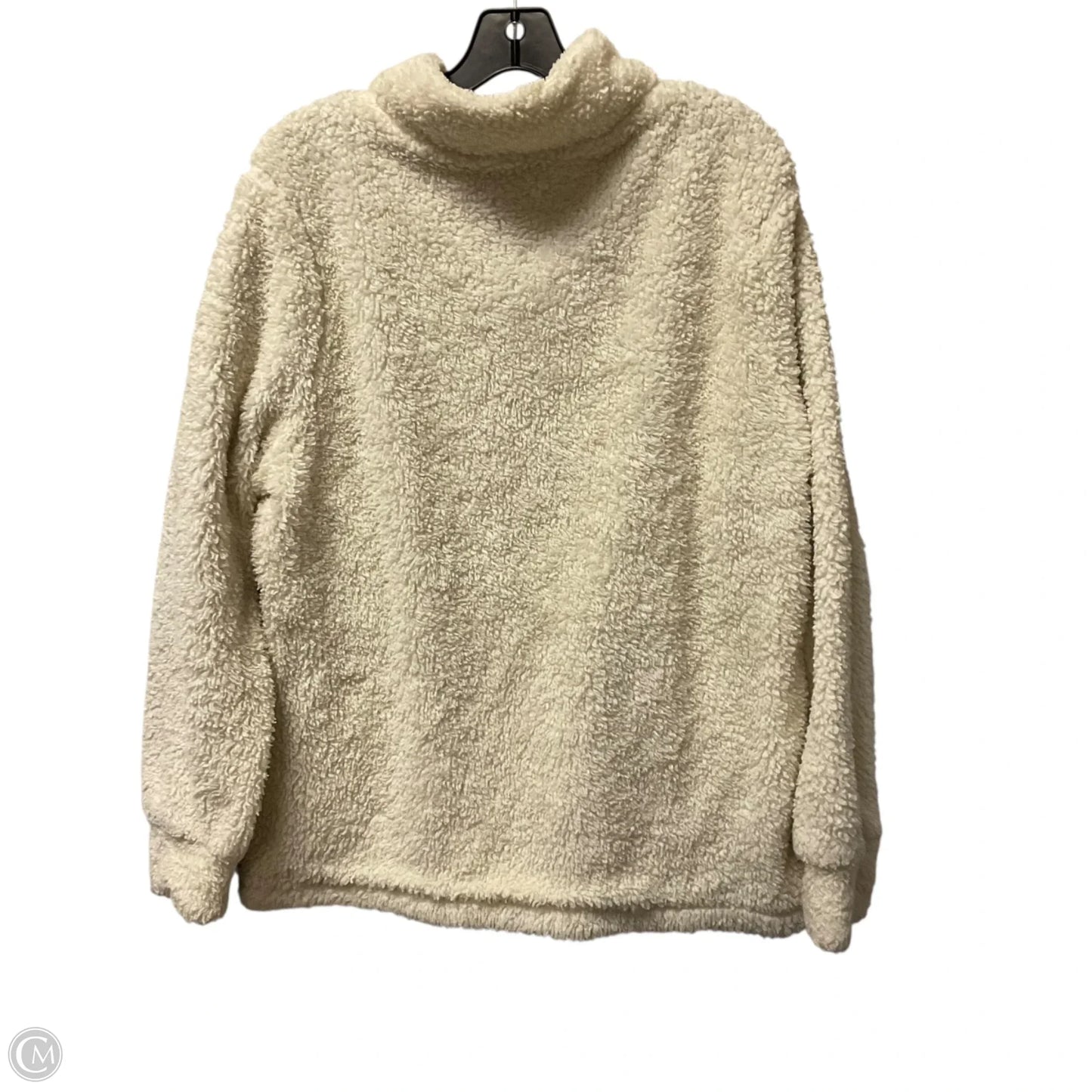 Jacket Fleece By Weatherproof In Cream, Size: Xl