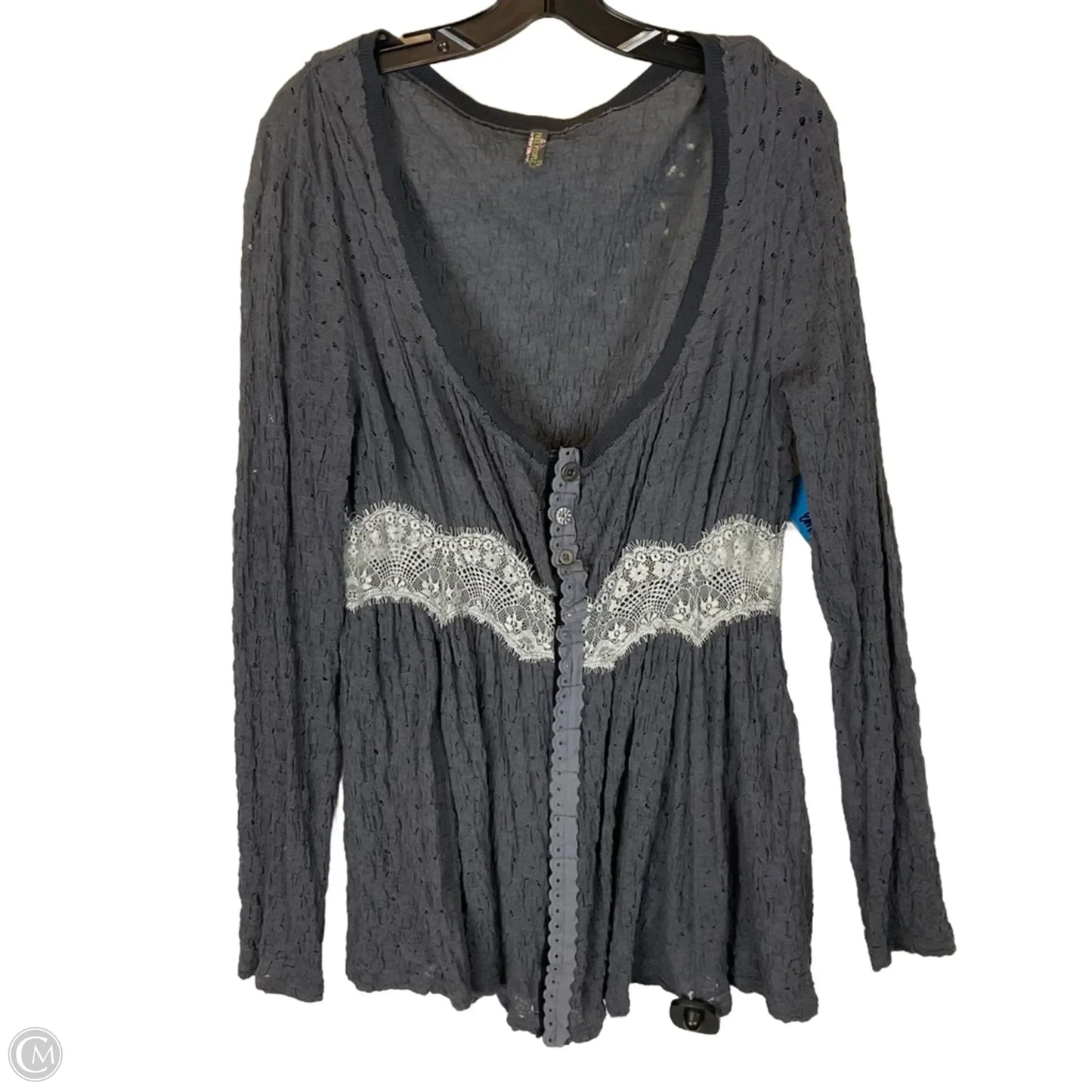 Cardigan By Free People In Grey, Size: L