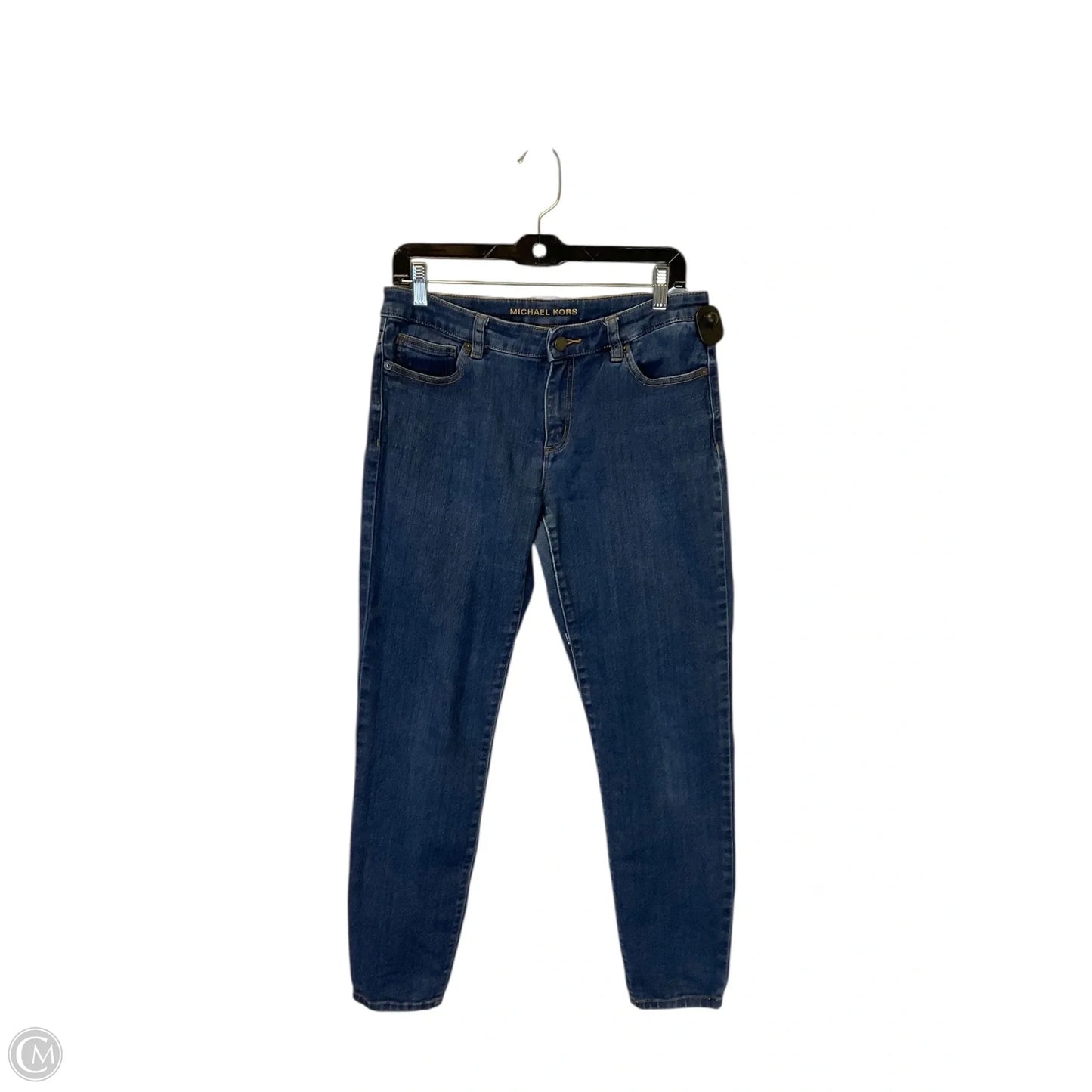 Jeans Skinny By Michael By Michael Kors In Blue Denim, Size: 6