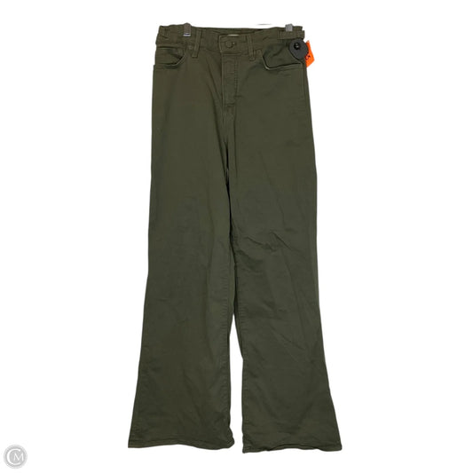 Jeans Wide Leg By Good American In Green Denim, Size: 4 (27)