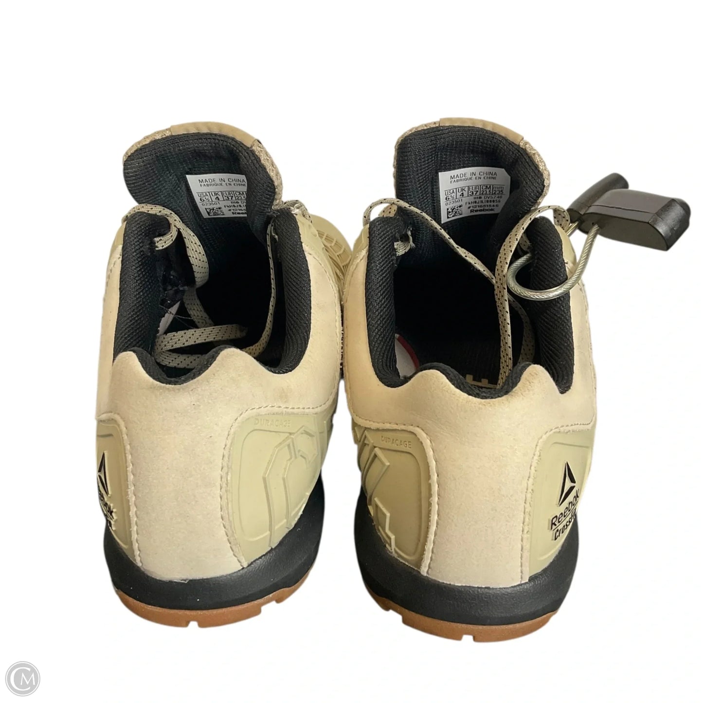 Shoes Athletic By Reebok In Taupe, Size: 6.5