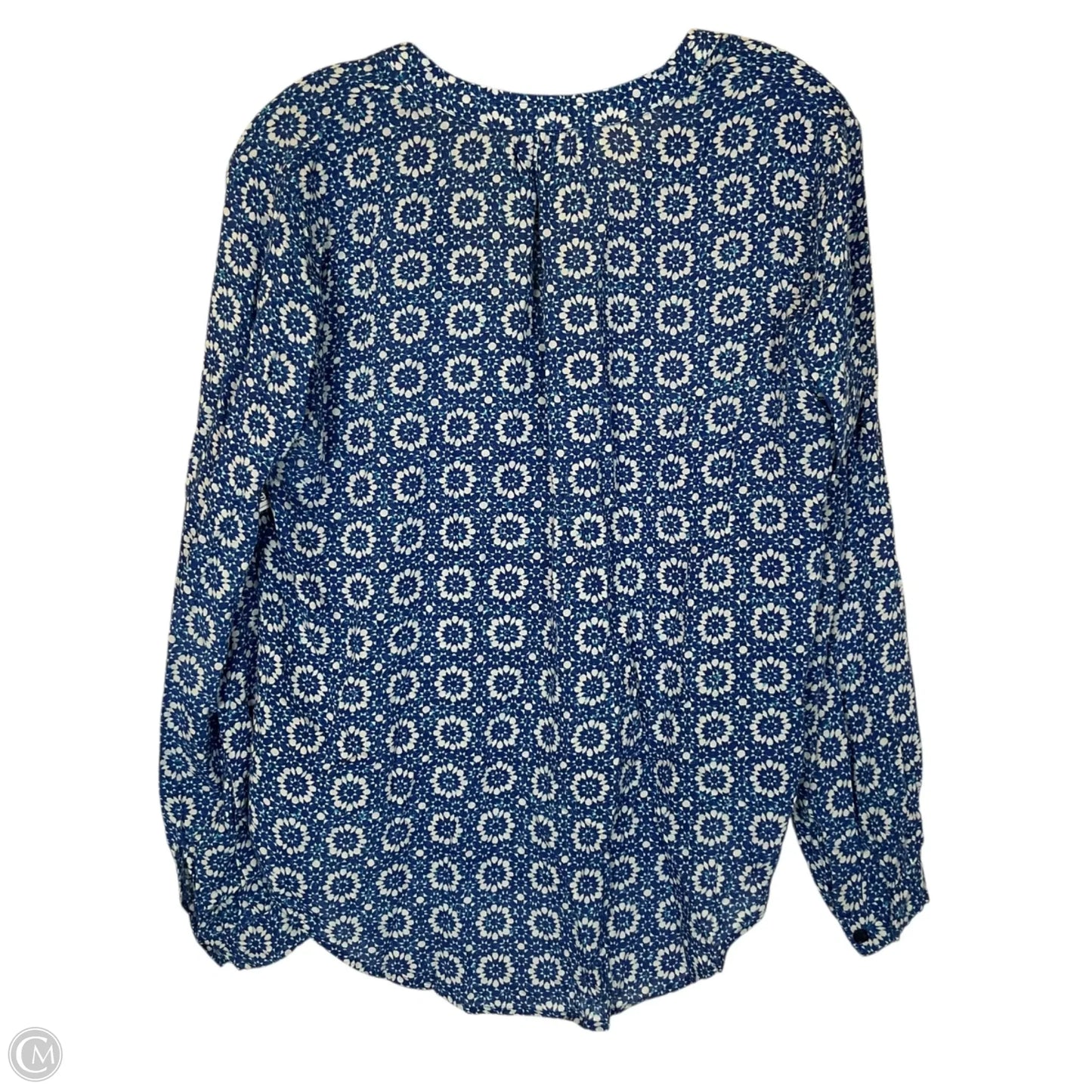 Top Long Sleeve By Velvet In Blue, Size: S