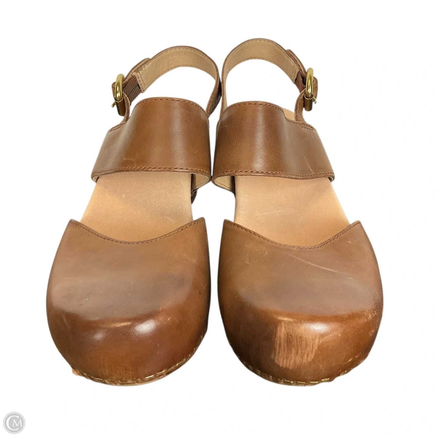 Shoes Heels Block By Dansko In Brown, Size: 6