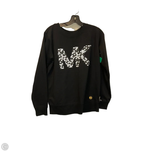 Top Long Sleeve By Michael By Michael Kors In Black, Size: M