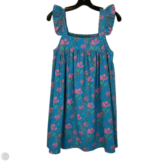 Dress Casual Short By Blu Pepper In Blue, Size: S