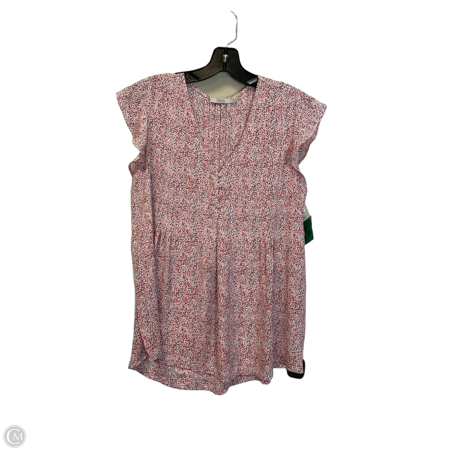 Top Sleeveless By Dalia In Blue & Orange, Size: M