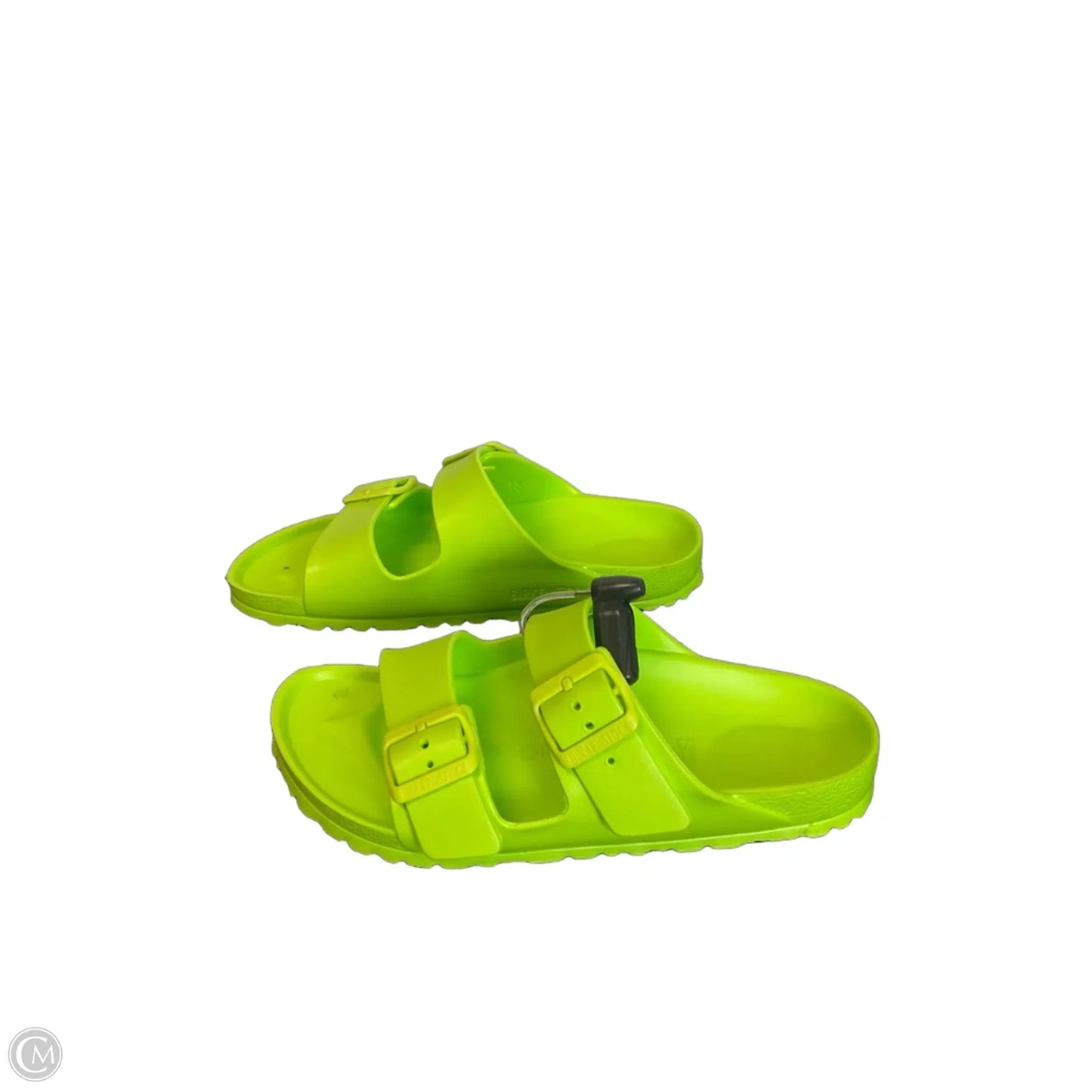Sandals Flats By Birkenstock In Green, Size: 5