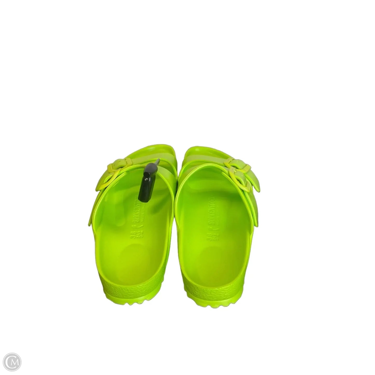Sandals Flats By Birkenstock In Green, Size: 5